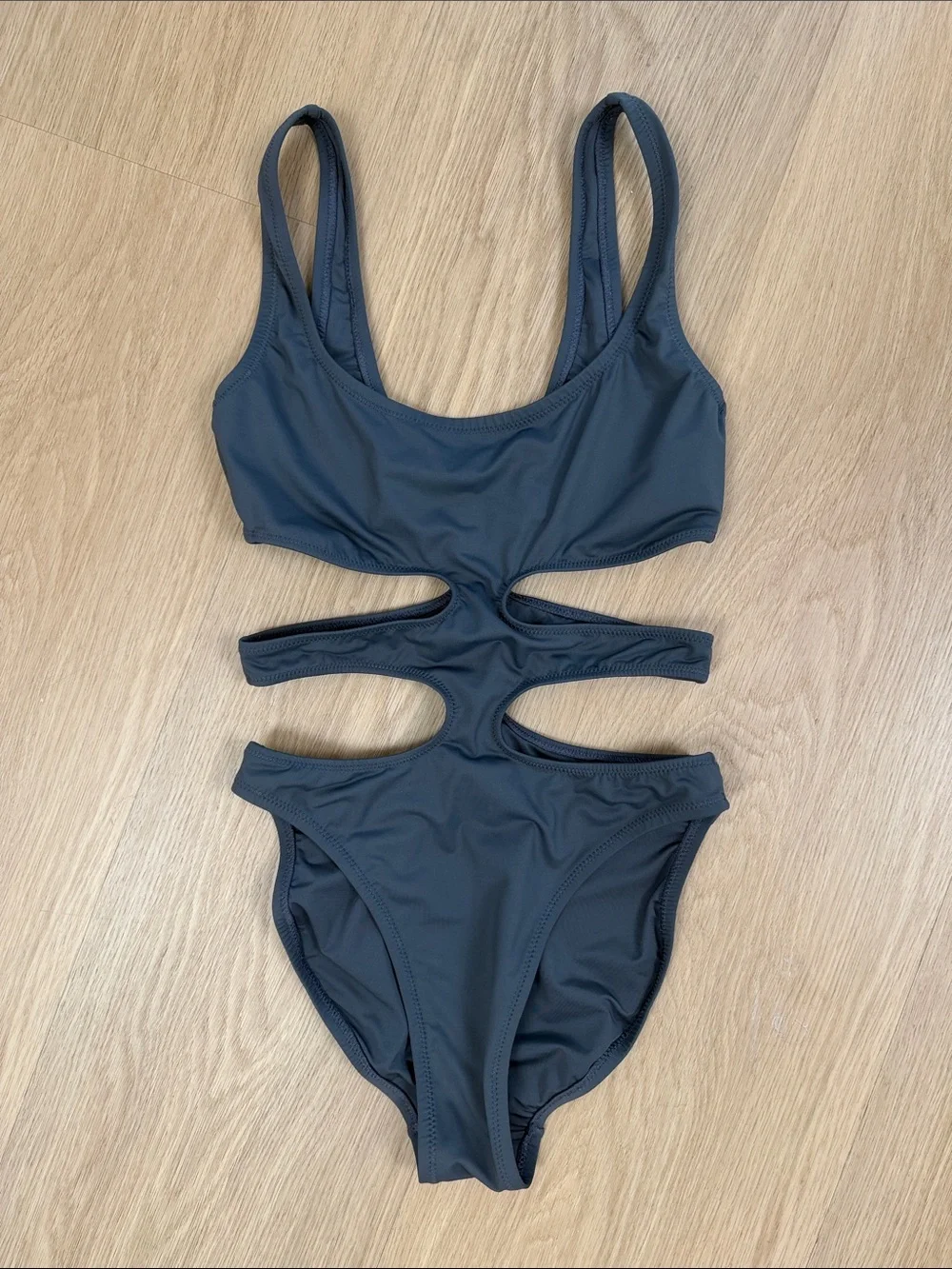 NWOT SKIMS Monokini Cutout Swim Tank One Piece Swimsuit XS